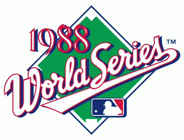 MLB World Series 1988 Primary Logo iron on transfers for T-shirts